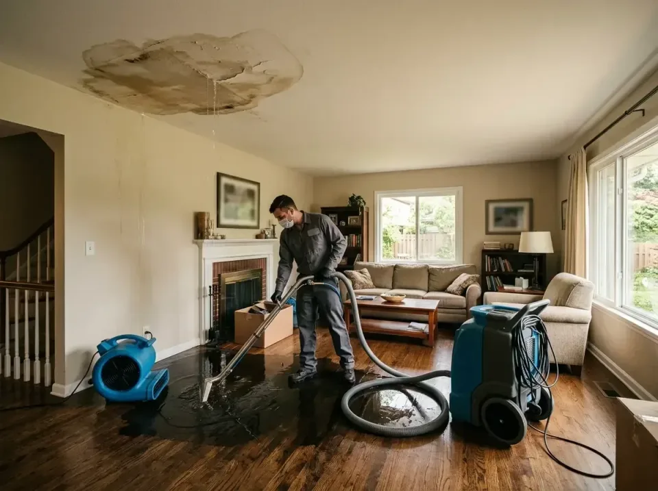 attic-pipe-burst-ceiling-drip-008 — frequently asked questions, Water Damage Restoration & Carpet Care in Addison, IL
